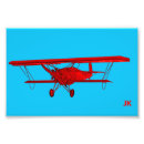 Sök efter rött flygplan posters Blått
