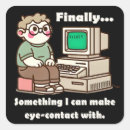 Sök efter computer klistermärken Konstig