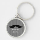 Sök efter mustasch nyckelringar Svart