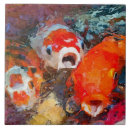 Sök efter koi fisk kakelplattor Damm