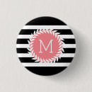 Sök efter din monogram knappar Rosa