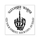 Sök efter fågel skelett Död