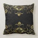 Sök efter svart paisley kuddar Guld