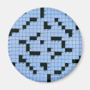 Sök efter puzzles magneter Blå