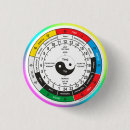 Sök efter kinesiskt symbol knappar Yin yang