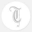 Sök efter monogram t klistermärken Inledande