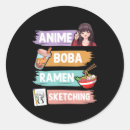 Sök efter otaku klistermärken Kawaii
