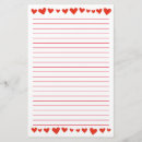 Sök efter hjärtor brevpapper För henne