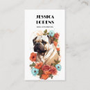 Sök efter mops visitkort Hund
