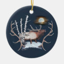 Sök efter elk runda julgransprydnader Wapiti