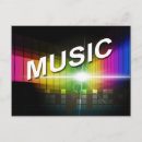 Sök efter musik vykort Illustration