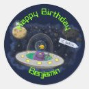 Sök efter ufo tecknad klistermärken Rymdskepp