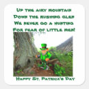 Sök efter patrick s dag klistermärken Leprechaun