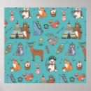 Sök efter panda tecknad posters Illustration