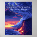 Sök efter vulkan posters Hawaii