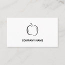 Sök efter äpple visitkort Minimalistisk