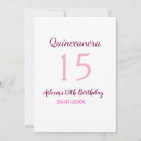 Sök efter rosa quinceanera inbjudningar Enkel