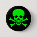 Sök efter crossbones knappar Skalle och crossbones
