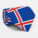 Sök efter island herr slipsar Flagga