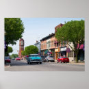 Sök efter i stadens centrum posters Michigan