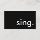 Sök efter sjunga visitkort Musik