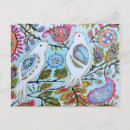 Sök efter fåglar vykort Fågel