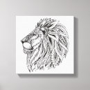 Sök efter lejont canvastryck Zendoodle