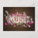 Sök efter musik vykort Brun