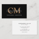 Sök efter monogrammed visitkort Customer