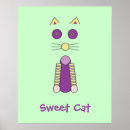 Sök efter abstrakt katt posters Illustration