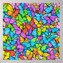 Sök efter abstrakt fjäril posters Färgstark