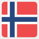 Sök efter norge fyrkantiga klistermärken Flagga