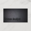 Sök efter system visitkort Analytiker