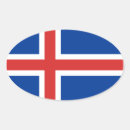 Sök efter island klistermärken Flagga för island