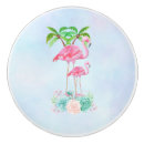 Sök efter fåglar och knoppar handtag Rosa flamingo