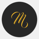 Sök efter initialt klistermärken Monogrammed