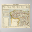 Sök efter portugal karta posters Färgad