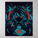 Sök efter otaku posters Animerade flickor
