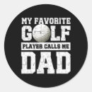 Sök efter golfspelare klistermärken Golfdag