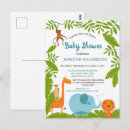 Sök efter lejon baby shower vykort Safari