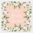 Sök efter blom klistermärken Baby shower
