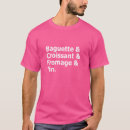 Sök efter baguette tshirts Vin