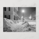 Sök efter snöig natt Vintage