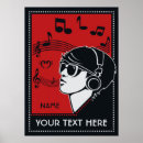 Sök efter hörlurar posters Illustration