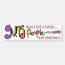 Sök efter vapen dödar bildekaler Vapenkontroll