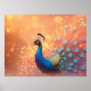 Sök efter påfågel posters Färgrik