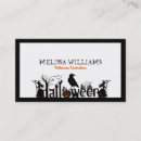 Sök efter kusligt visitkort Halloween