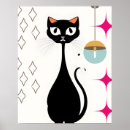 Sök efter svart katt posters Vintage