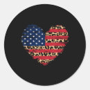 Sök efter frihet heart klistermärken Patriotisk