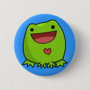 Sök efter gullig groda knappar Kawaii